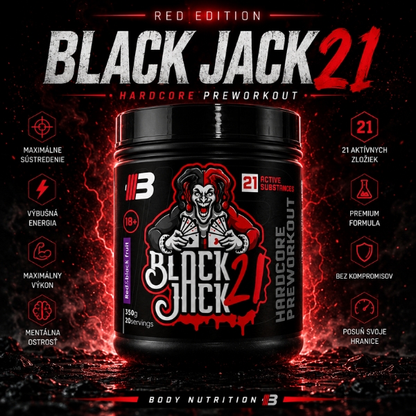 Black Jack 350g red&black fruit od BODY NUTRITION – Obrázok 2