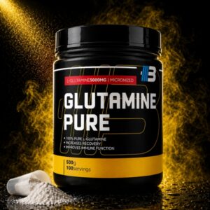 Práškovy Glutamin pure micronized 500g natural od BODY NUTRITION