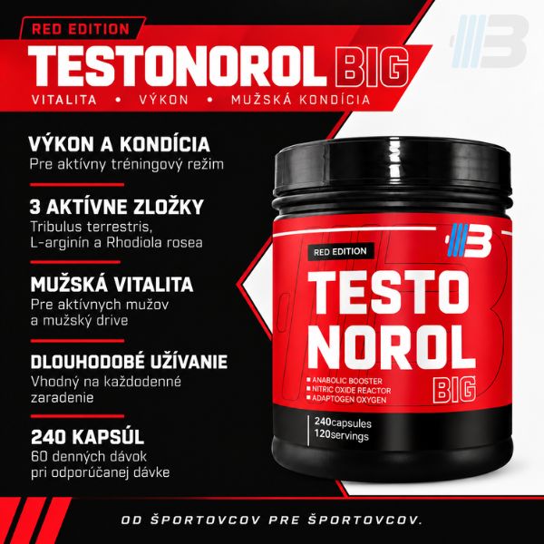 Testonorol BIG – vitalita, energia a výkon | 240 kapsúl – Obrázok 3