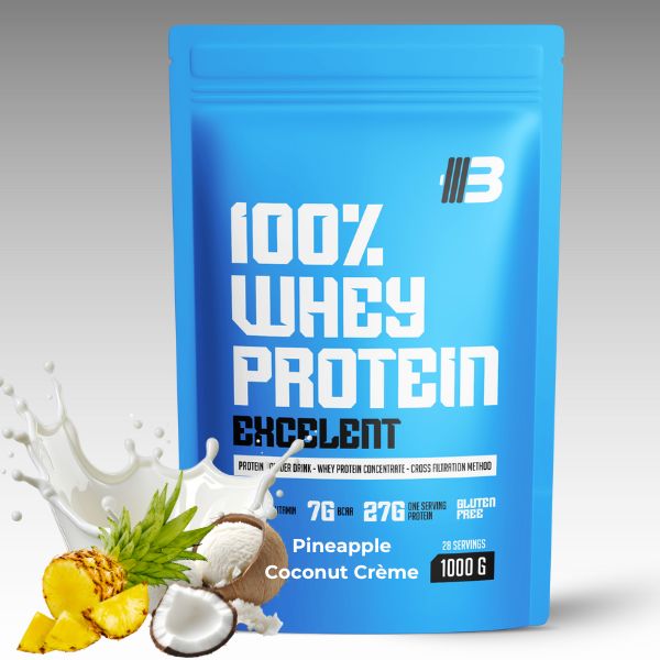 White Chocolate Pineapple Coconut Creme – Excelent 100% Whey Protein | biela čokoláda-ananás kokos