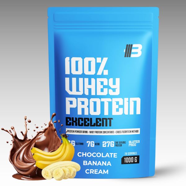 Whey proteín 2kg – Excelent 100% Whey (výhodné balenie 2×1kg) – Obrázok 12
