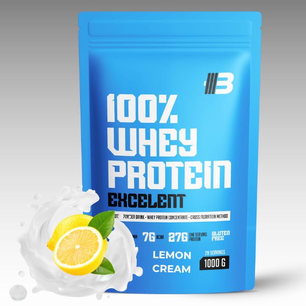 Whey proteín 2kg – Excelent 100% Whey (výhodné balenie 2×1kg) – Obrázok 8