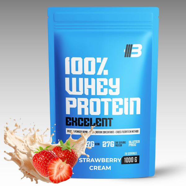 Whey proteín 2kg – Excelent 100% Whey (výhodné balenie 2×1kg) – Obrázok 15