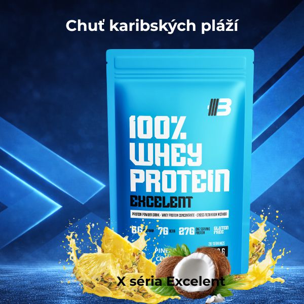 Pineapple Coconut Creme – Excelent 100% Whey Protein | ananás - kokos – Obrázok 2