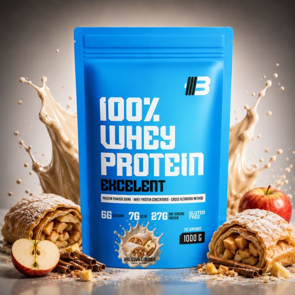 Apple Strudel Delight – Excelent 100% Whey Protein | jablková štrúdľa