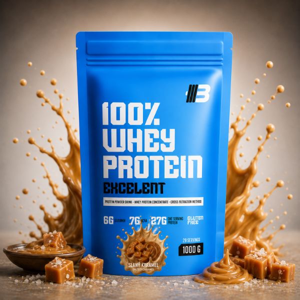 Salty Caramel Dream – Excelent 100% Whey Protein | Slaný karamel