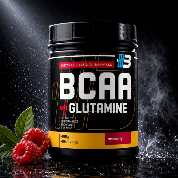 BCAA + GLUTAMÍN 2:1:1 400g – MALINA