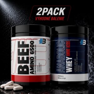 Amino BEEF 6500 250tabl+WHEY ANABOLIC AMINO 250tabl od BODY NUTRITION  /500tabliet/