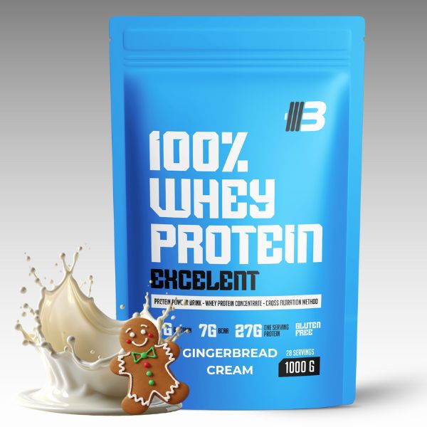 Whey proteín 2kg – Excelent 100% Whey (výhodné balenie 2×1kg) – Obrázok 20