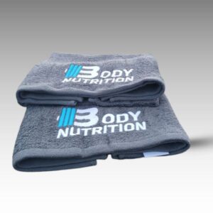 Fitness uterák Body Nutrition 50x110 šedý