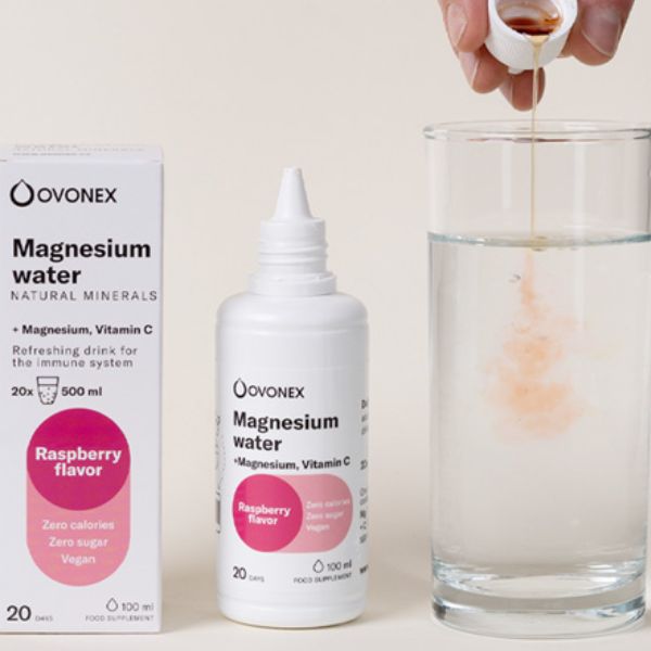 Magnesium water Malina 100ml 20 x 500 ml od Ovonex – Obrázok 4