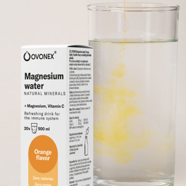 Magnesium water Orange 100ml 20 x 500 ml od Ovonex – Obrázok 3