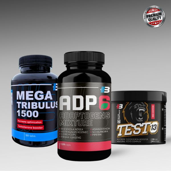 HORMONAL DOMINANCE STACK - ADP6 120kaps + Testo13 180kaps + Mega Tribulus 90 tabl od BODY NUTRITION