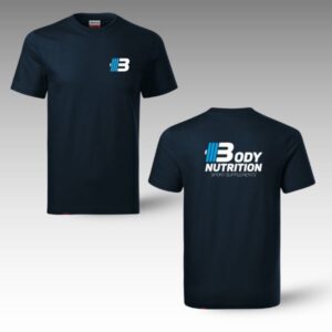 Tričko team unisex čierne od BODY NUTRITION