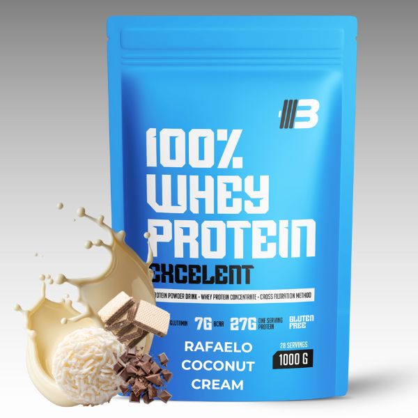 Whey proteín 2kg – Excelent 100% Whey (výhodné balenie 2×1kg) – Obrázok 22
