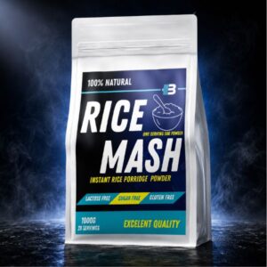 RICE MASH 1000g | Instantná ryžová kaša pre energiu a výkon | BODY NUTRITION