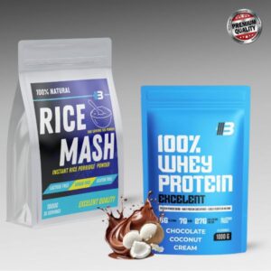 PERFEKTNÝ ŠTART: RYŽOVÁ KAŠA + PROTEÍN PODĽA TVOJHO VÝBERU od BODY NUTRITION