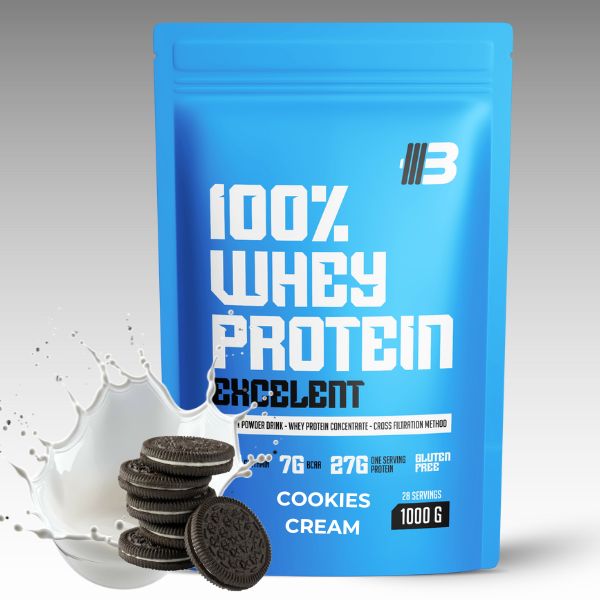 Whey proteín 2kg – Excelent 100% Whey (výhodné balenie 2×1kg) – Obrázok 23