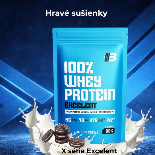 Cookies Creme – Excelent 100% Whey Protein | cookies – Obrázok 2