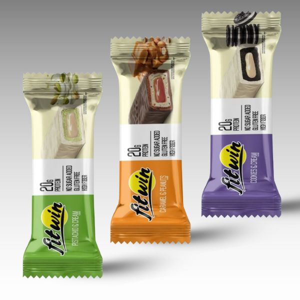 Pistácia & Krém Proteinová tyčinka s náplňou 60g príchuť od Fit Win – Obrázok 3