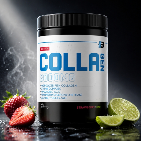 Kolagén 300g Jahoda/Limetka – pleť, kĺby, vlasy | Body Nutrition