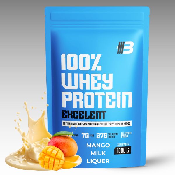 Whey proteín 2kg – Excelent 100% Whey (výhodné balenie 2×1kg) – Obrázok 24