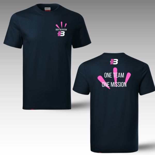 Tričko unisex mission BN čierne/r od BODY NUTRITION
