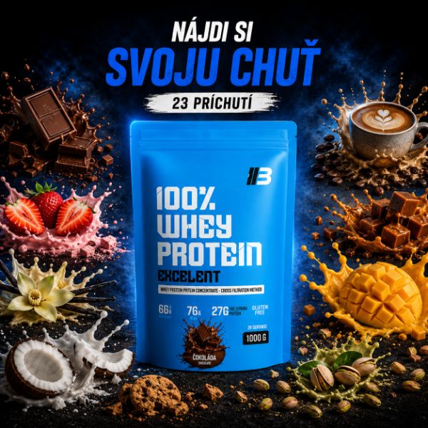 EXCELENT 100% WHEY – vyber si príchuť, ktorá ti sadne