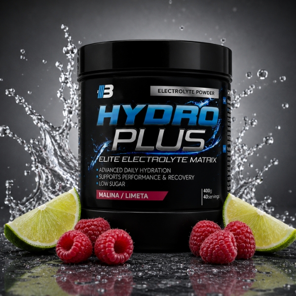Hydro plus elektrolyty 400g malina-limetka | Body Nutrition