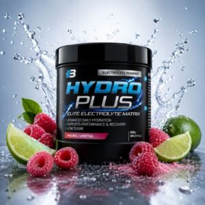 Hydro plus elektrolyty 400g malina-limetka | Body Nutrition
