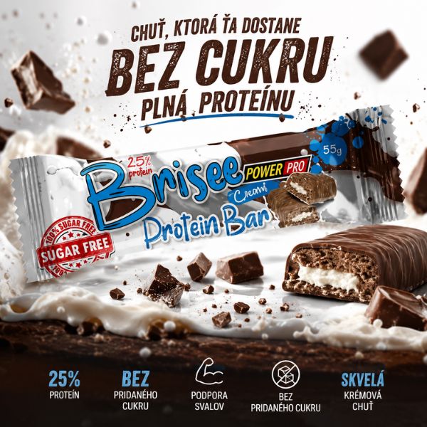 BRISEE PROTEIN BAR – KOKOSOVÝ KRÉM 55 g – Obrázok 2