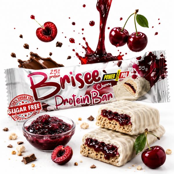 BRISEE PROTEIN BAR – VIŠŇA S KONFITOM 55 g