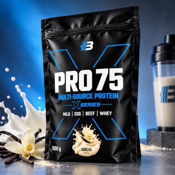 PRO 75 Multi-Source Protein – Vanilka | 1 kg – Obrázok 3