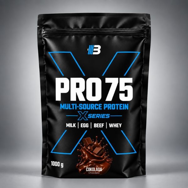 PRO 75 Multi-Source Protein – Čokoláda | 1 kg – Obrázok 2